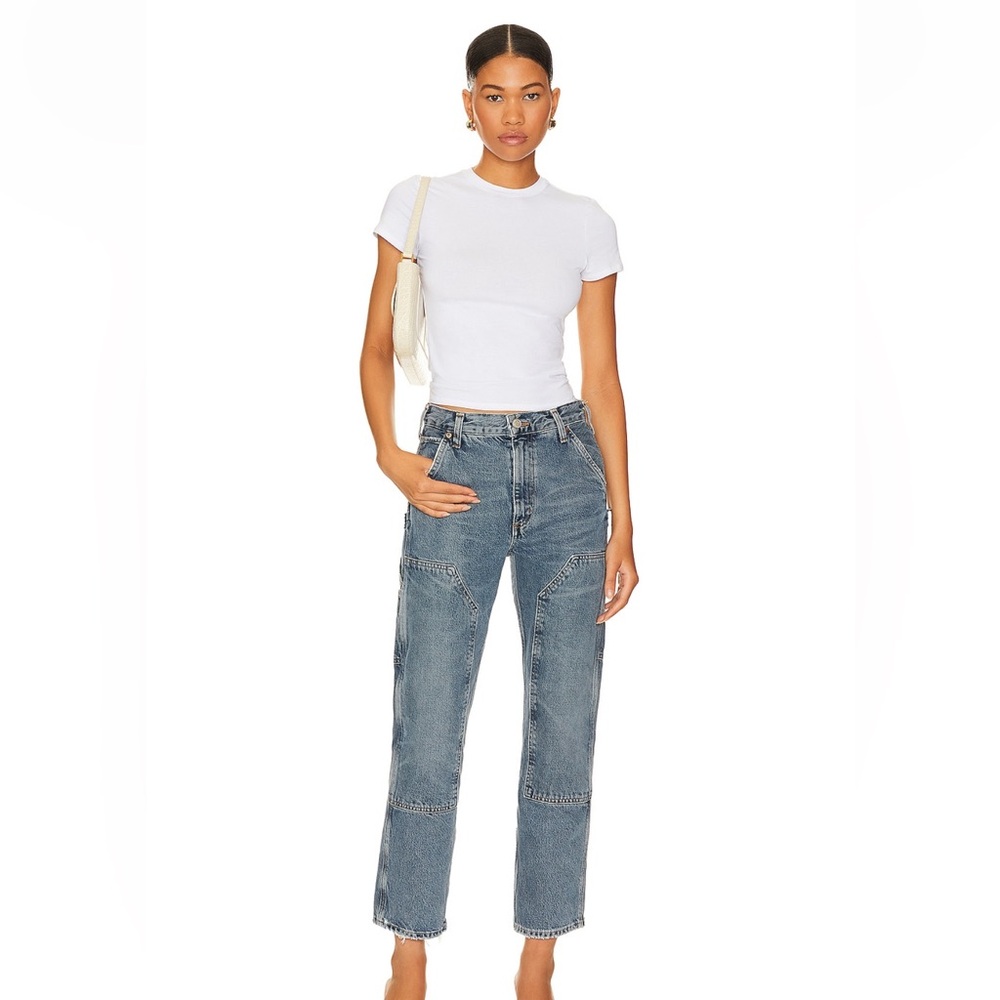 NWT Agolde Rami Carpenter Denim Jeans in Repetition